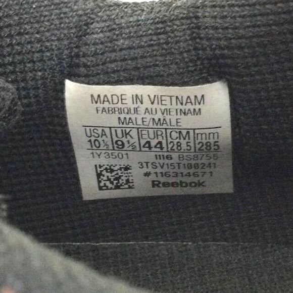 Reebok Crossfit Nano 7.0-Mens 10.5-Black/Red Workout Gym Training Fitness-BS8755 - Picture 9 of 9